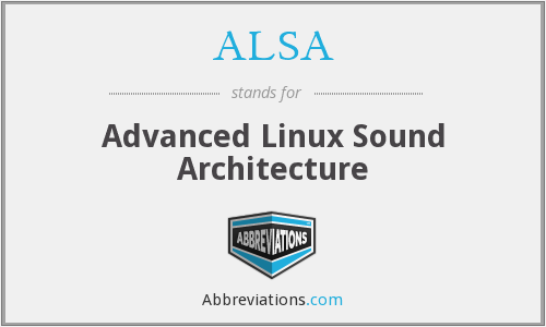 Advanced Linux Sound Architecture